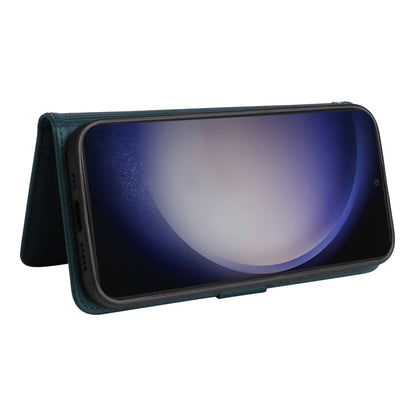 Pour Samsung Galaxy S24 5G BETOPNICE BN-005 Étui de téléphone 2 en 1 détachable en similicuir véritable (Bleu)