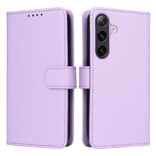 For Samsung Galaxy S24+ 5G BETOPNICE BN-005 2 in 1 Detachable Imitate Genuine Leather Phone Case(Light Purple)