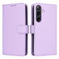 For Samsung Galaxy S24+ 5G BETOPNICE BN-005 2 in 1 Detachable Imitate Genuine Leather Phone Case(Light Purple)