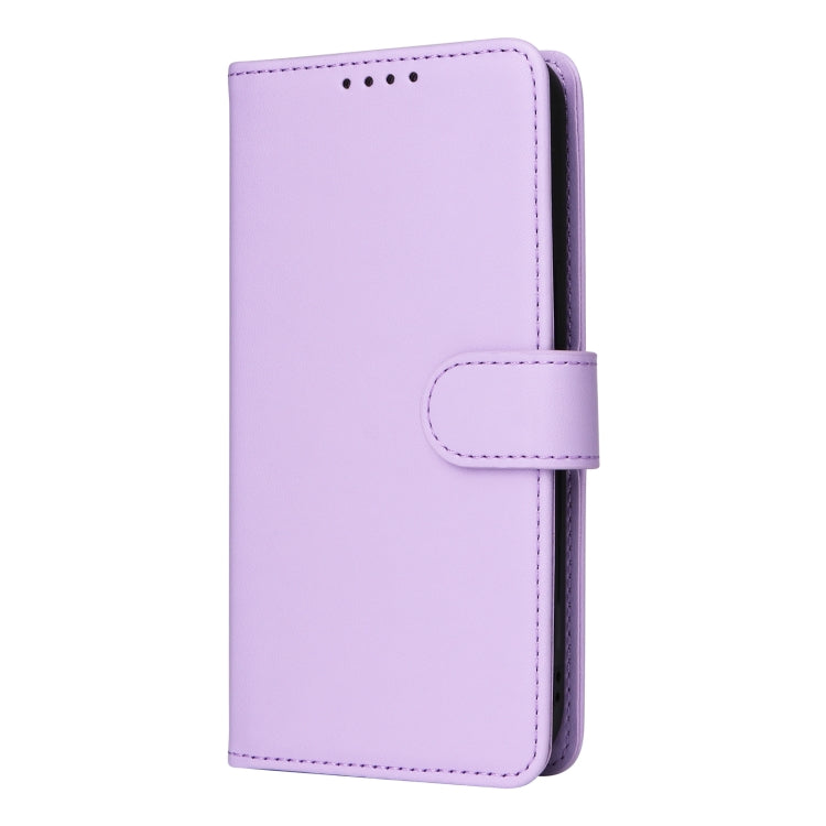 For Samsung Galaxy S24+ 5G BETOPNICE BN-005 2 in 1 Detachable Imitate Genuine Leather Phone Case(Light Purple)