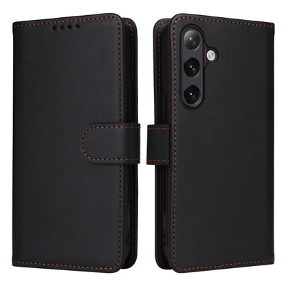 For Samsung Galaxy S24+ 5G BETOPNICE BN-005 2 in 1 Detachable Imitate Genuine Leather Phone Case(Black)
