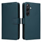 Pour Samsung Galaxy S24+ 5G BETOPNICE BN-005 Étui de téléphone détachable 2 en 1 en similicuir véritable (Bleu)