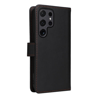 For Samsung Galaxy S24 Ultra 5G BETOPNICE BN-005 2 in 1 Detachable Imitate Genuine Leather Phone Case(Black)