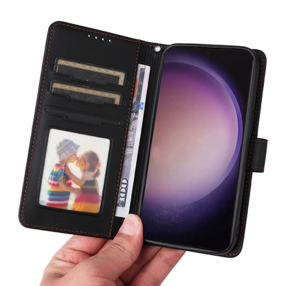 For Samsung Galaxy S24 Ultra 5G BETOPNICE BN-005 2 in 1 Detachable Imitate Genuine Leather Phone Case(Black)