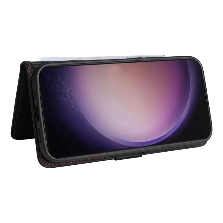 For Samsung Galaxy S24 Ultra 5G BETOPNICE BN-005 2 in 1 Detachable Imitate Genuine Leather Phone Case(Black)