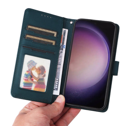 Pour Samsung Galaxy S24 Ultra 5G BETOPNICE BN-005 Étui de téléphone détachable 2 en 1 en similicuir véritable (bleu)