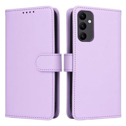 For Samsung Galaxy A24 4G BETOPNICE BN-005 2 in 1 Detachable Imitate Genuine Leather Phone Case(Light Purple)