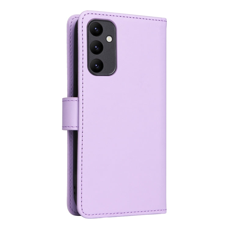 For Samsung Galaxy A24 4G BETOPNICE BN-005 2 in 1 Detachable Imitate Genuine Leather Phone Case(Light Purple)