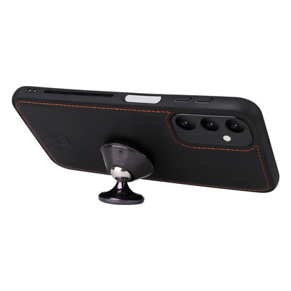 For Samsung Galaxy A24 4G BETOPNICE BN-005 2 in 1 Detachable Imitate Genuine Leather Phone Case(Black)