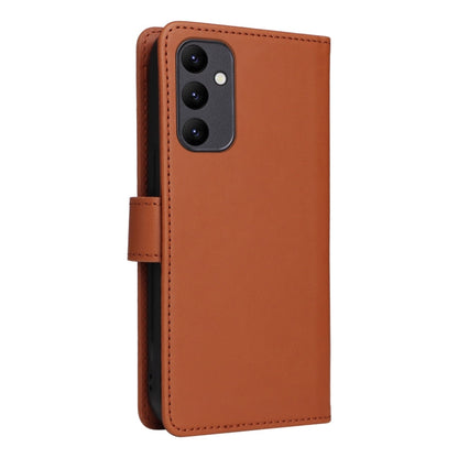 Pour Samsung Galaxy A24 4G BETOPNICE BN-005 Étui de téléphone détachable 2 en 1 en simili cuir véritable (marron)