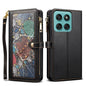 For Motorola Edge 5G 2025 ESEBLE Star Series Lanyard Zipper Wallet RFID Leather Case(Black)
