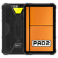 [HK Warehouse] Ulefone Armor Pad 2 Rugged Tablet PC, 16GB+256GB 11 inch Android 13 MediaTek Helio G99 Octa Core 4G Network EU Plug(Black)