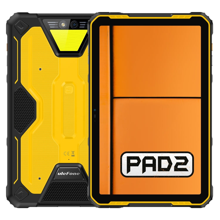 [HK Warehouse] Ulefone Armor Pad 2 Rugged Tablet PC, 16GB+256GB 11 inch Android 13 MediaTek Helio G99 Octa Core 4G Network EU Plug(Yellow)