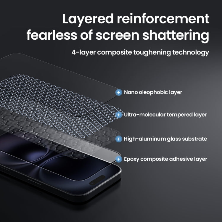 For iPhone 16 Plus NILLKIN CP+Pro Explosion-proof Tempered Glass Film