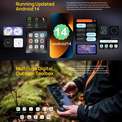 [HK Warehouse] Ulefone Armor 24, 12GB+256GB, Rugged Phone, Side Fingerprint, 22000mAh, 6.78 inch Android 14 MediaTek Helio G96 Octa Core, Network: 4G, NFC(Black)
