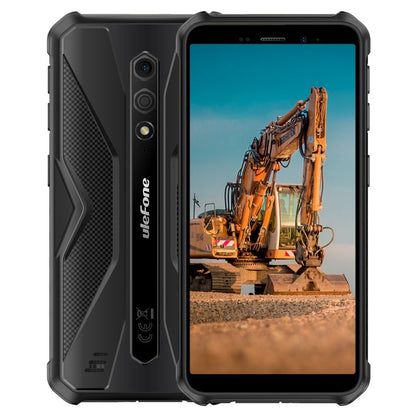 [HK Warehouse] Ulefone Armor X12, 3 Go+32 Go, Téléphone Robuste, Déverrouillage Facial, 5.45 pouces Android 13 Go MediaTek Helio A22 Quad Core, Réseau : 4G, NFC (Tout Noir)