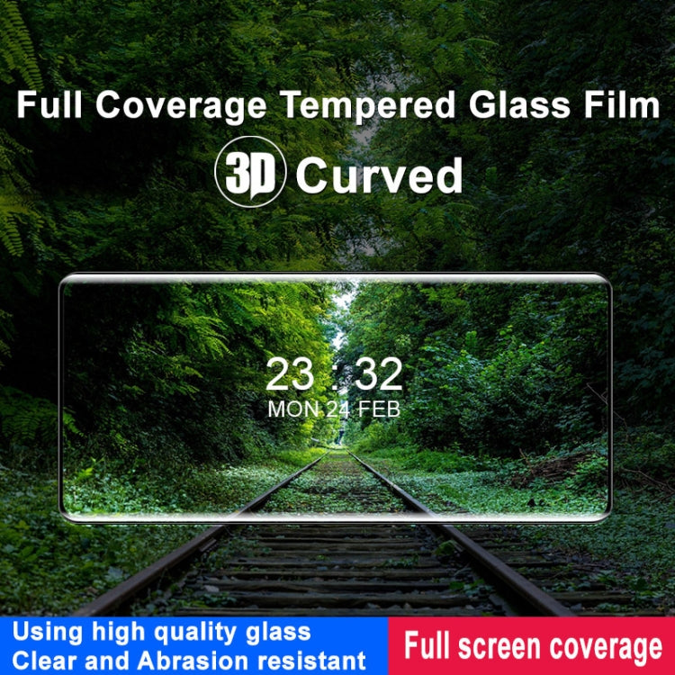 Pour OnePlus 12 5G / OPPO Find X6 Pro Film en verre trempé incurvé imak 3D plein écran
