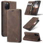 For Samsung Galaxy A31 CaseMe-013 Multifunctional Retro Frosted Horizontal Flip Leather Case with Card Slot & Holder & Wallet(Coffee)