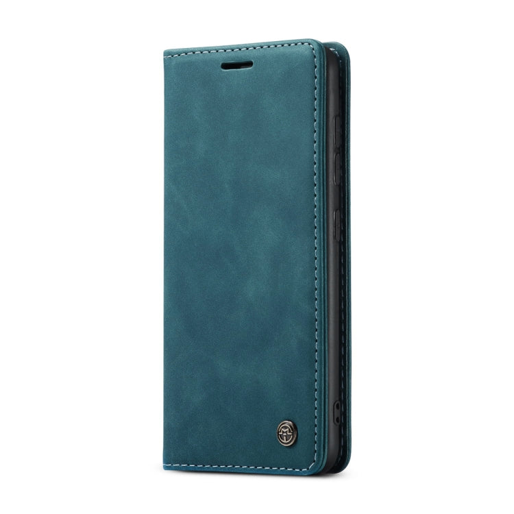 For Samsung Galaxy A31 CaseMe-013 Multifunctional Retro Frosted Horizontal Flip Leather Case with Card Slot & Holder & Wallet(Blue)