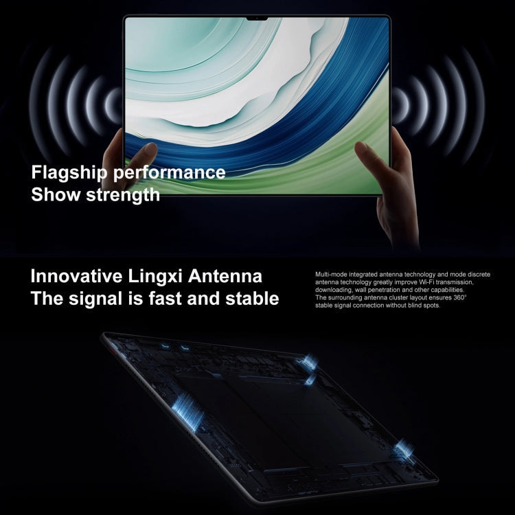 HUAWEI MatePad Pro 13.2 inch WiFi, 12GB+256GB, HarmonyOS 4 Hisilicon Kirin 9000S 12-core, Not Support Google Play(Cyan)