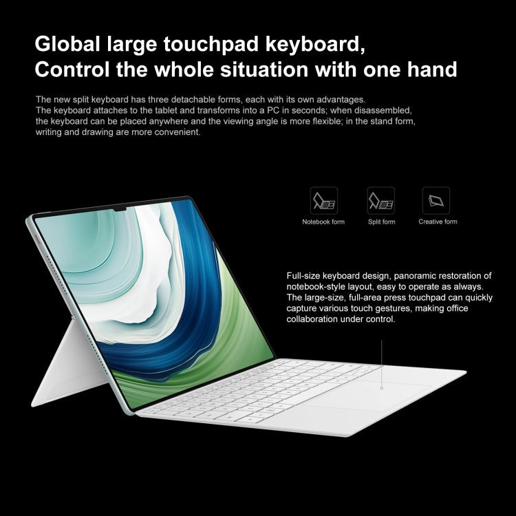 HUAWEI MatePad Pro 13.2 inch WiFi, 12GB+512GB, HarmonyOS 4 Hisilicon Kirin 9000S 12-core, Not Support Google Play(Black)
