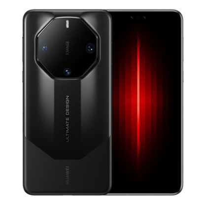 HUAWEI Mate 60 RS ULTIMATE DESIGN, 16 Go+1 To, Identification par empreinte digitale sous l'écran, 6,82 pouces HarmonyOS 4.0 Kirin 9000S Octa Core jusqu'à 2,62 GHz, NFC, OTG, Ne prend pas en charge Google Play (noir)
