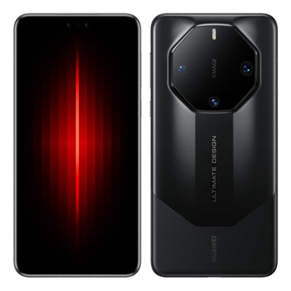 HUAWEI Mate 60 RS ULTIMATE DESIGN, 16 Go+1 To, Identification par empreinte digitale sous l'écran, 6,82 pouces HarmonyOS 4.0 Kirin 9000S Octa Core jusqu'à 2,62 GHz, NFC, OTG, Ne prend pas en charge Google Play (noir)