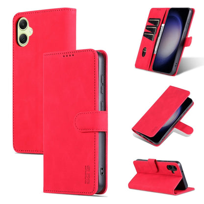 For Samsung Galaxy A05 AZNS Skin Feel Calf Texture Flip Leather Phone Case(Red)