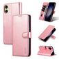 For Samsung Galaxy A05 AZNS Skin Feel Calf Texture Flip Leather Phone Case(Rose Gold)