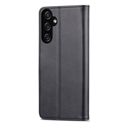 For Samsung Galaxy A05s AZNS Skin Feel Calf Texture Flip Leather Phone Case(Black)