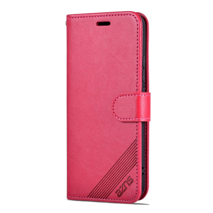 For Xiaomi 14 AZNS Sheepskin Texture Flip Leather Phone Case(Red)