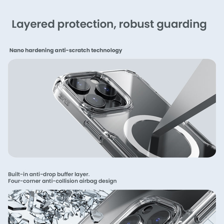 For iPhone 16 Pro NILLKIN Ultra Clear Magsafe PC + TPU Phone Case(Transparent)