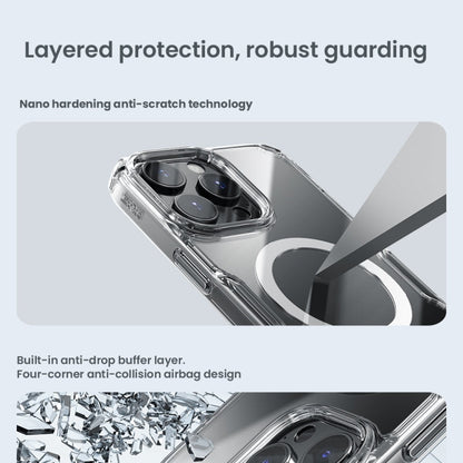 For iPhone 16 Pro NILLKIN Ultra Clear Magsafe PC + TPU Phone Case(Transparent)