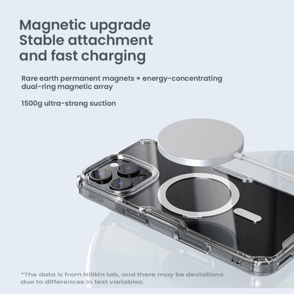 For iPhone 16 Pro NILLKIN Ultra Clear Magsafe PC + TPU Phone Case(Transparent)