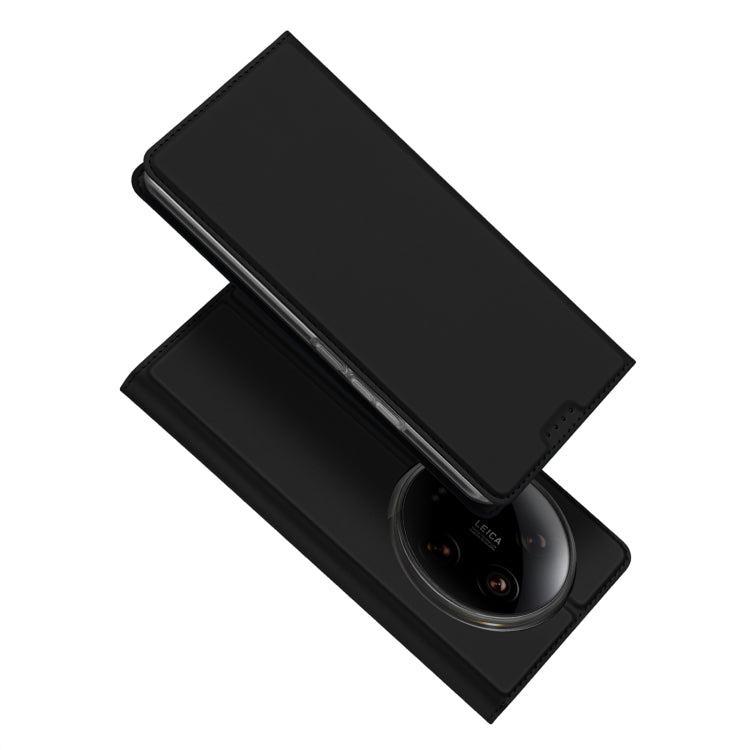For Xiaomi 14 Ultra DUX DUCIS Skin Pro Series Flip Leather Phone Case(Black)