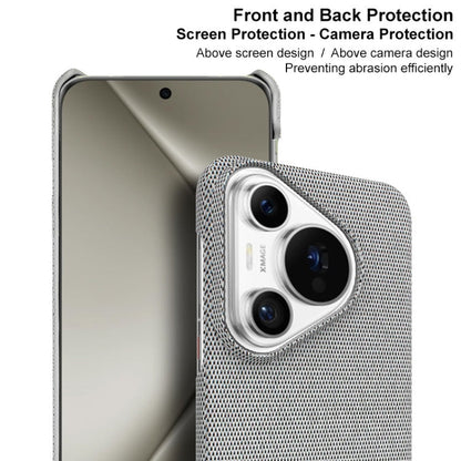 For Huawei Pura 70 Pro / 70 Pro+ imak Ruiyi Series Cloth Texture PU + PC Phone Case(Light Grey)