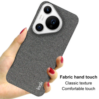 For Huawei Pura 70 Pro / 70 Pro+ imak Ruiyi Series Cloth Texture PU + PC Phone Case(Light Grey)