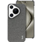 For Huawei Pura 70 imak Ruiyi Series Cloth Texture PU + PC Phone Case(Dark Grey)