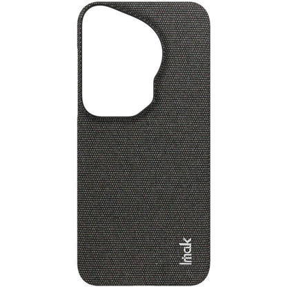 For Huawei Pura 70 Ultra imak Ruiyi Series Cloth Texture PU + PC Phone Case(Black)