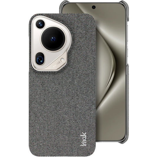 For Huawei Pura 70 Ultra imak Ruiyi Series Cloth Texture PU + PC Phone Case(Dark Grey)