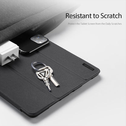 For Samsung Galaxy Tab S10 Ultra DUX DUCIS Domo Series Magnetic Flip Leather Tablet Case(Black)