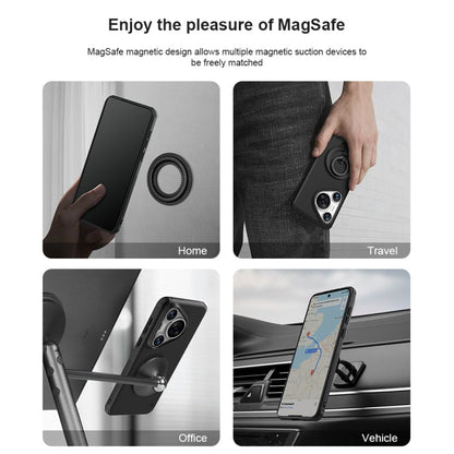 For Huawei Pura 70 NILLKIN Frosted Shield Pro Magnetic Magsafe Phone Case(Black)