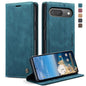 Pour Google Pixel 10 / 10 Pro / 9 Étui portefeuille multifonctionnel en cuir avec rabat horizontal CaseMe 013 (bleu)