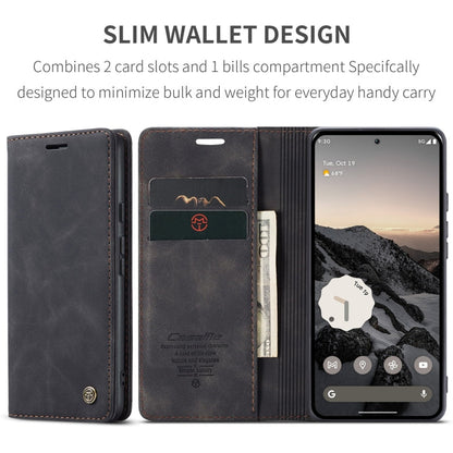 For Google Pixel 10 / 10 Pro / 9 CaseMe 013 Multifunctional Horizontal Flip Leather Phone Case(Black)