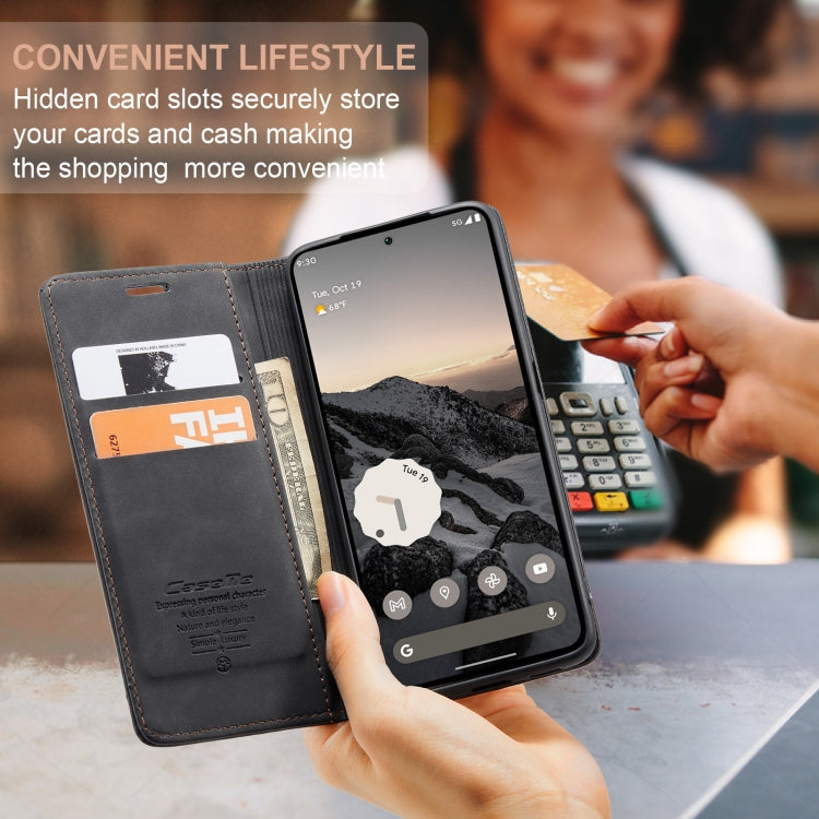 For Google Pixel 10 / 10 Pro / 9 CaseMe 013 Multifunctional Horizontal Flip Leather Phone Case(Black)