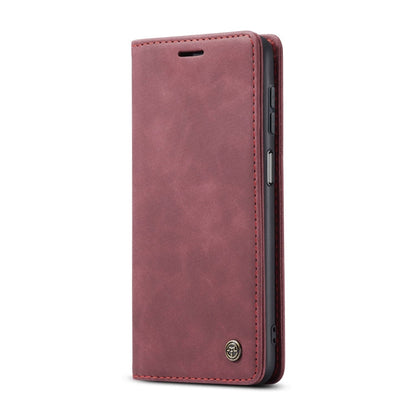 For Samsung Galaxy A15 5G CaseMe 013 Multifunctional Horizontal Flip Leather Phone Case(Wine Red)