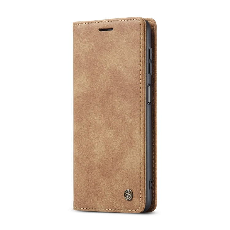 For Samsung Galaxy A15 5G CaseMe 013 Multifunctional Horizontal Flip Leather Phone Case(Brown)