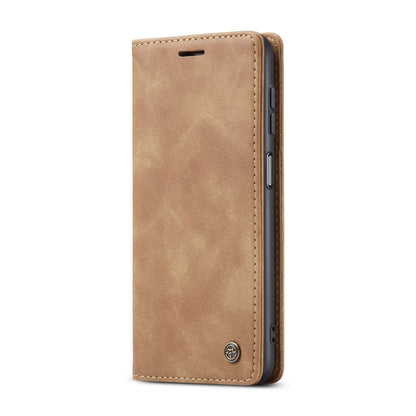 For Samsung Galaxy A15 5G CaseMe 013 Multifunctional Horizontal Flip Leather Phone Case(Brown)