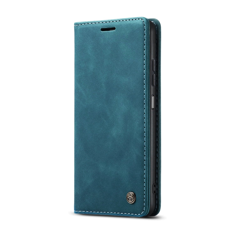 Pour Samsung Galaxy A05s CaseMe 013 Étui portefeuille multifonctionnel en cuir à rabat horizontal (Bleu)