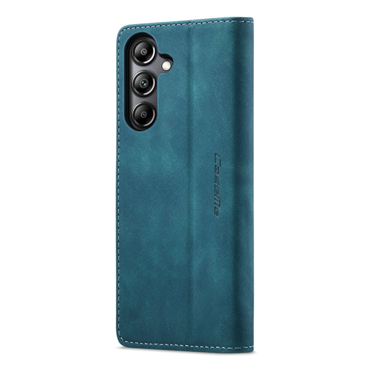 Pour Samsung Galaxy A05s CaseMe 013 Étui portefeuille multifonctionnel en cuir à rabat horizontal (Bleu)